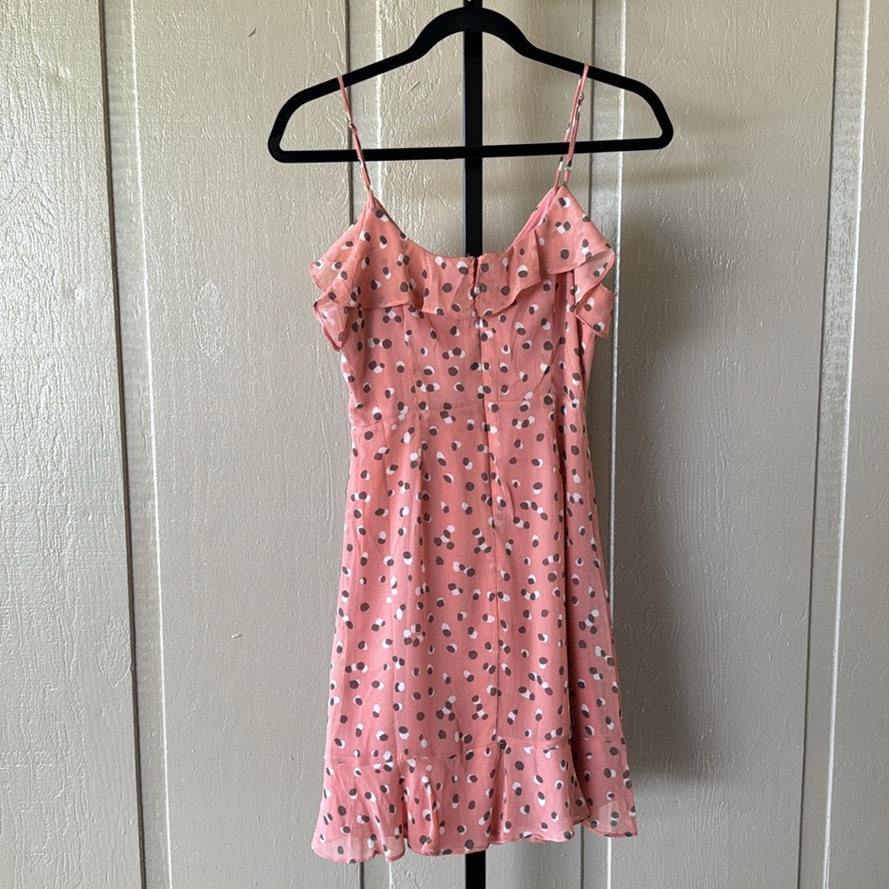 NWOT All In Favor Callie Ruffle Minidress - Picture 5 of 6